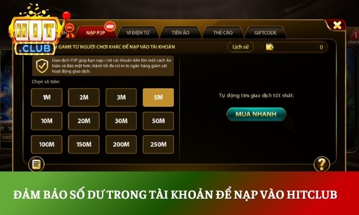 Nạp tiền Hitclub Nạp tiền Hitclub