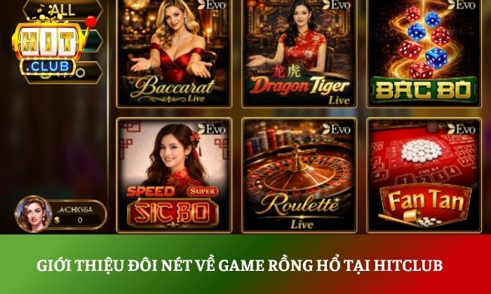 Chinh phục rồng hổ Hitclub và cơ hội thắng lớn mỗi ván 2 Giới thiệu đôi nét về game rồng hổ tại Hitclub